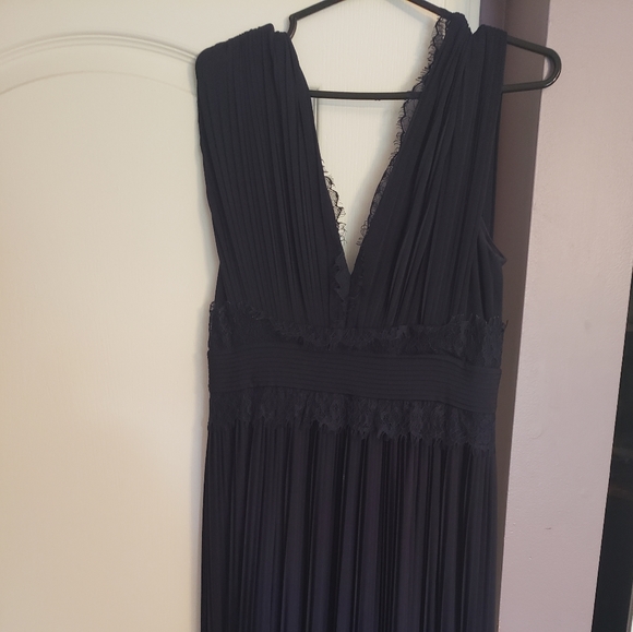 Asos Navy Maxi Dress - Picture 3 of 5